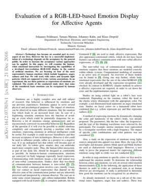 PDF Document Cover - Evaluation of a RGB-LED-based Emotion Display for Affective Agents